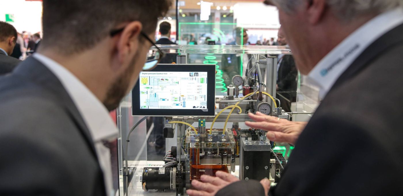 Auf einem Stand an der SPS 2019