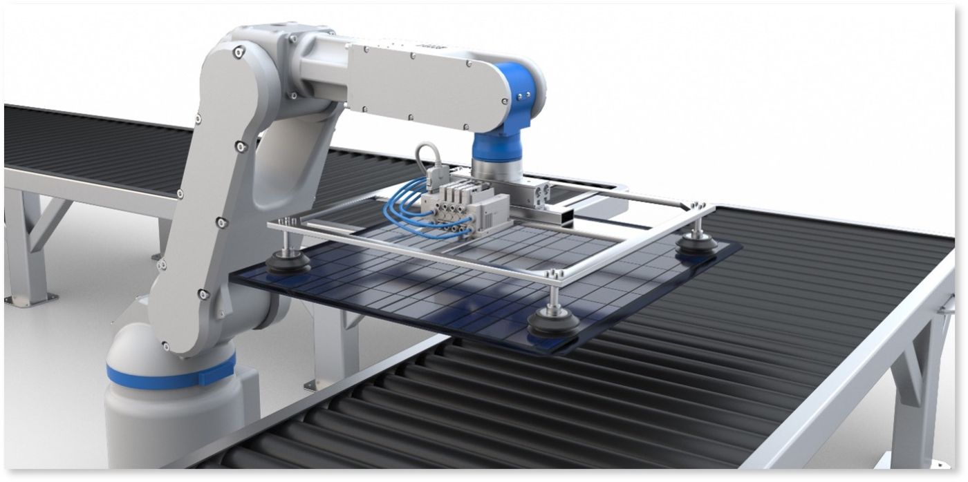 Beispiel für eine zentrale Vakuumanlage