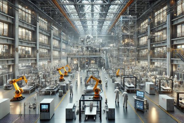 Smart Factory und Nachhaltigkeit - Symbolbild