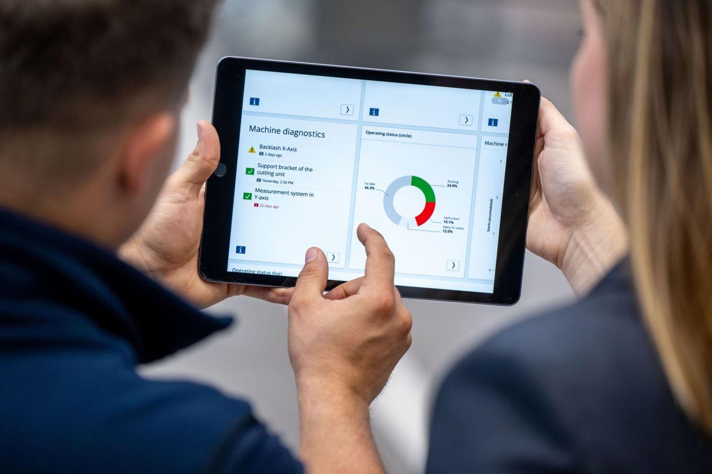 Mit Services wie dem Smart View ermöglicht Trumpf Anwendern, die Fertigung datengetrieben zu optimieren.