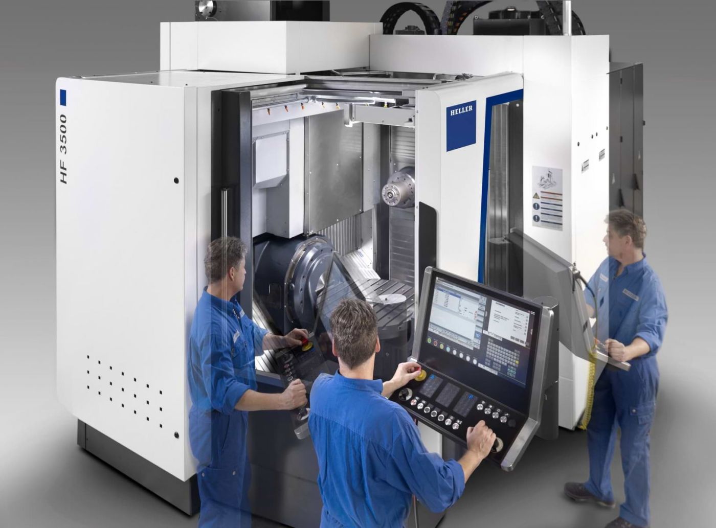 Heller Maschine neue Bedien-Ergonomie