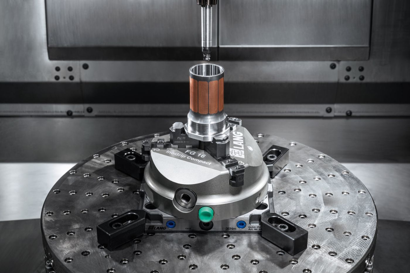 Ein Rohling mit gefüllten Kupfertaschen