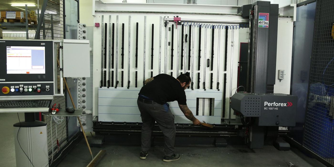 Schaltschrankbau 4.0 bei Rittal auf einer Perforex