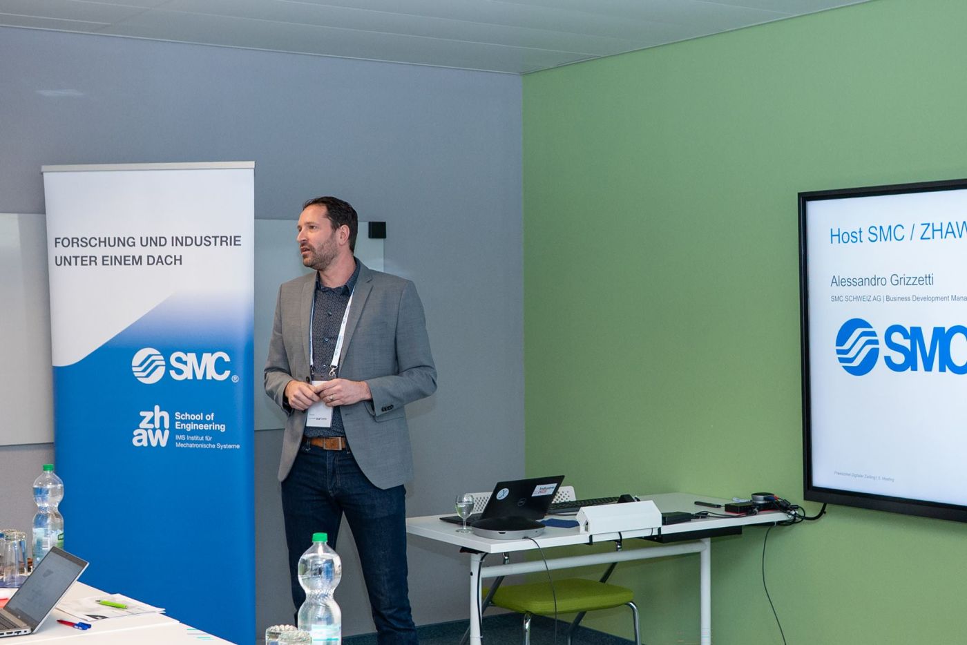 Matthias Kühne von NextIndustries leitete den Praxiszirkel