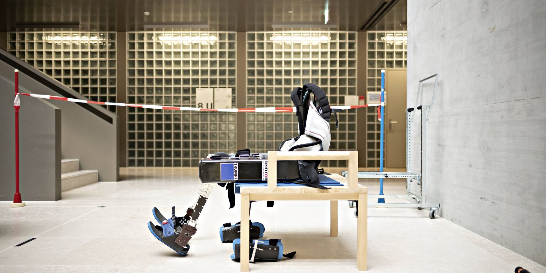 Exoskelett VariLeg bereit für das Cybathlon-Training