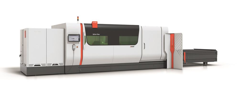 ByStar Fiber mit 15 Kilowatt Laserleistung von Bystronic