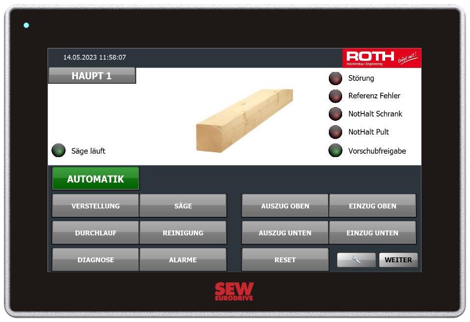 Bedienpanel DOP11C-72