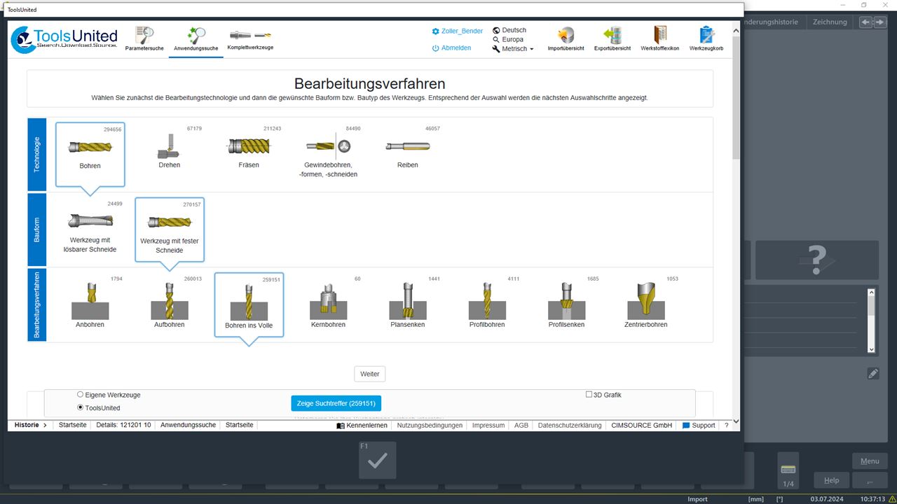TMS Tool Management Solutions von Zoller: Direkt importieren