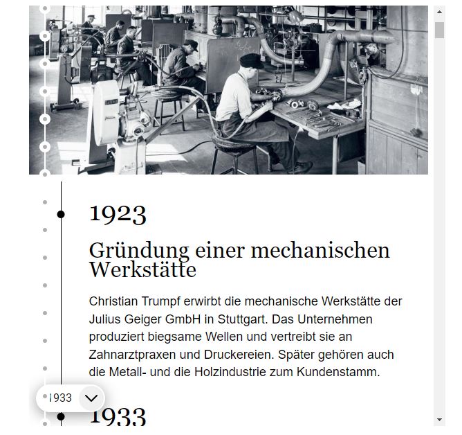 Timeline Nibbelkönig Trumpf